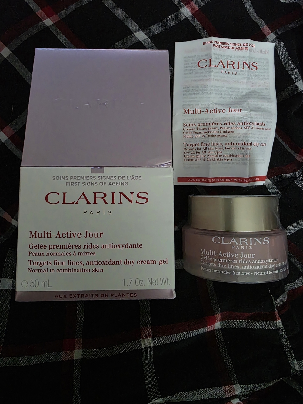 Clarins Multi-Active Jour Antioxidant Day Cream-Gel NIB